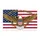 Bald Eagle American Flag 1776-2026 - USA 250 Years of Freedom Anniversary Doormat - 3