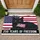 Black Cat Betsy Ross American Flag 1776-2026 - 250 Years of Freedom for Cat Lovers Doormat - 1