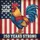Patriotic Rooster American Flag 1776-2026 - USA 250th Anniversary Gift for Dad Doormat - 7