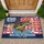 Patriotic Bass Fishing American Flag 1776-2026 - USA 250th Anniversary Freedom Doormat - 1