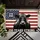 Black Angus Cow Distressed American Flag 1776-2026 - USA 250 Years Strong Patriotic Doormat - 6