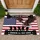 Bald Eagle American Flag Soldiers 1776-2026 - 250 Years of Freedom Honoring Service Doormat - 1