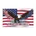 Bald Eagle American Flag 1776-2026 - We The People 250 Years of Freedom Celebration Doormat - 3