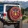 Golden Cracked Liberty Bell American Flag Bow 1776-2026 - USA 250th Anniversary Patriotic Design Spare Tire Cover - 5
