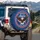 Bald Eagle American Flag Cross 1776-2026 - USA 250th Anniversary Patriotic Gift for Veterans Spare Tire Cover - 5