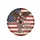 Bald Eagle American Flag Cross with Flowers 1776-2026 - USA 250th Anniversary Gift Spare Tire Cover - 3