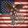 Bald Eagle American Flag Cross with Flowers 1776-2026 - USA 250th Anniversary Gift Spare Tire Cover - 6