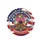 Military Boots Flowers American Flag 1776-2026 - USA 250th Anniversary Independence Spare Tire Cover - 3