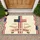 American Flag Cross 1776-2026 - 250 Years of America Patriotic Anniversary Commemoration Doormat - 1