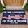 Three American Flags 1776-2026 - USA 250 Years of Freedom Patriotic Decor Doormat - 1