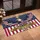 Bald Eagle American Flag 1776-2026 Christian Cross - USA 250th Anniversary Patriotic Doormat - 4