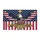 Bald Eagle American Flag 1776-2026 Christian Cross - USA 250th Anniversary Patriotic Doormat - 3