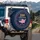 Gold 250th Anniversary USA Map Flag Stars 1776-2026 - Independence Day Patriotic Spare Tire Cover - 5