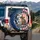 Soldier Kneeling Cross Flag - America 250th Anniversary 1776-2026 - Honor The Fallen Spare Tire Cover - 5