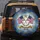 Golden Star Crossed American Flags 1776-2026 - USA 250th Anniversary Patriotic Celebration Spare Tire Cover - 2
