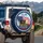Labrador Puppies American Flag Military Crate 250th Anniversary 1776-2026 Patriotic Spare Tire Cover - 5