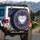 USA 250th Anniversary Heart Fireworks 1776-2026 - Independence Day Patriotic Gift for Dads Spare Tire Cover - 5
