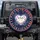 USA 250th Anniversary Heart Fireworks 1776-2026 - Independence Day Patriotic Gift for Dads Spare Tire Cover - 1