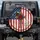 Bald Eagle Cross American Flag 1776-2026 - USA 250th Anniversary Patriotic Heritage Spare Tire Cover - 1