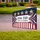 USA 250 Years of Freedom Banner, Gold Stars & Red White Blue Ribbons - 250th Anniversary Yard Sign - 3