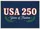 USA 250 Years of Freedom Laurel Wreaths - America 250th Anniversary Gift for Veterans Yard Sign - 6