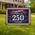 America 250 Years 1776-2026 Laurel Wreath Flag Stripes - USA Anniversary Decor Yard Sign - 1