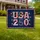 USA 250 Patriotic Stripes Stars - America's 250th Anniversary Heritage 1776-2026 Yard Sign - 1