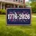 1776-2026 Golden Patriotic Eagles Stars Fireworks - USA 250th Anniversary Celebration Yard Sign - 1