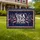 USA 250 1776-2026 Patriotic Bunting Stars Gold Filigree - America's 250th Anniversary Yard Sign - 1