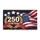 USA 250th Anniversary 1776-2026 Patriotic Gold Emblem Laurel Wreath American Flag Stars Doormat - 3