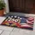 USA 250th Anniversary 1776-2026 Patriotic Gold Emblem Laurel Wreath American Flag Stars Doormat - 5
