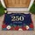 USA 250 Years of Freedom 1776-2026 Patriotic Floral Bunting Anniversary Celebration Doormat - 1