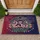 USA 250th Anniversary 1776-2026 Emblem, Fireworks, Laurel Patriotic Design Doormat - 1