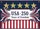 USA 250 Years of Freedom Banner, Gold Stars & Red White Blue Ribbons - 250th Anniversary Doormat - 7