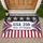 USA 250 Years of Freedom Banner, Gold Stars & Red White Blue Ribbons - 250th Anniversary Doormat - 1