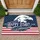 Bold Patriotic Bald Eagle Happy 250th - USA 250th Anniversary (1776-2026) Flag Art Doormat - 1