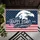 Bold Patriotic Bald Eagle Happy 250th - USA 250th Anniversary (1776-2026) Flag Art Doormat - 6