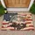 Distressed Bald Eagle American Flag 1776-2026 - USA 250th Anniversary Patriotic Daisy Flowers Doormat - 1