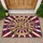 Antique Gold 250th Anniversary American Flag 1776-2026 Patriotic USA Jubilee Emblem Doormat - 1