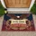 Bald Eagle 1776-2026 USA 250 Years of Freedom Patriotic Ornate Star Border Doormat - 1