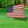 Distressed American Flag Welcome Home - USA 250th Anniversary (1776-2026) Celebration Yard Sign - 4