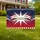 Patriotic Starburst American Flag 1776-2026 - USA 250th Anniversary Independence Day Yard Sign - 1
