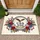 USA 250th Anniversary Bald Eagle Emblem 1776-2026 - Patriotic Floral Heritage Design Doormat - 1