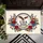 USA 250th Anniversary Bald Eagle Emblem 1776-2026 - Patriotic Floral Heritage Design Doormat - 6