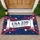 Patriotic USA 250 Years of Freedom Banner - American Flag Stars 1776-2026 Commemorative Doormat - 1