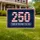 Bold 250 Years of Freedom 1776-2026 USA Patriotic Stars Stripes Anniversary Yard Sign - 1