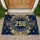 Patriotic 250th Anniversary Emblem 1776-2026 - USA Red White Blue Gold Filigree Doormat - 1