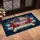 1776-2026 American Flag Patriotic Flowers - America's 250th Anniversary Independence Day Doormat - 4