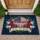1776-2026 American Flag Patriotic Flowers - America's 250th Anniversary Independence Day Doormat - 1
