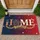 Home Paw Print Flag Stripes 1776-2026 - USA 250th Anniversary Patriotic Tribute Doormat - 1